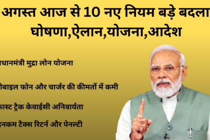 Modi Sarkar New Aadesh Yojana Ghoshna 2024